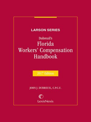 cover image of Dubreuil's Florida Workers' Compensation Handbook